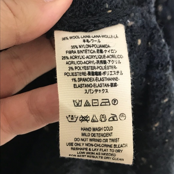 FREE PEOPLE | NWT Navy Slouchy Short Sleeve Sweater Size Small - Picture 7 of 8